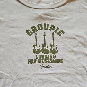 Fender Hard Rock Cafe Vintage Babydoll Tshirt Sz M